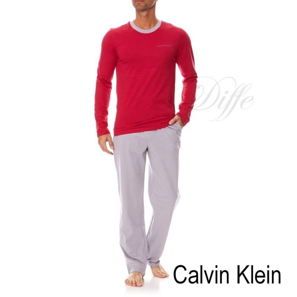 CALVIN KLEIN Pijama largo hombre 100% algodón