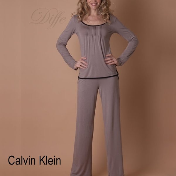 CALVIN KLEIN Pijama mujer largo modal