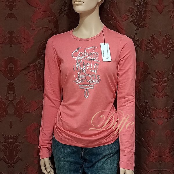 CALVIN KLEIN Camiseta mujer slimfit manga larga