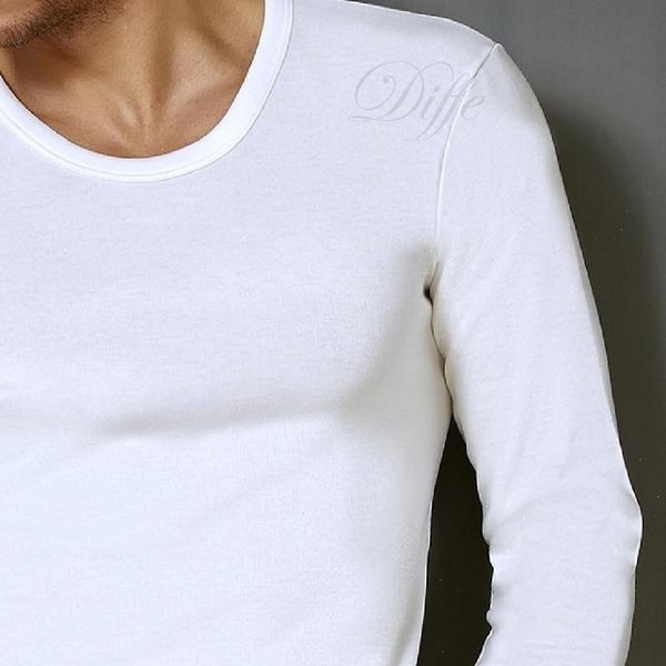 Camiseta termal caballero lana y algodón