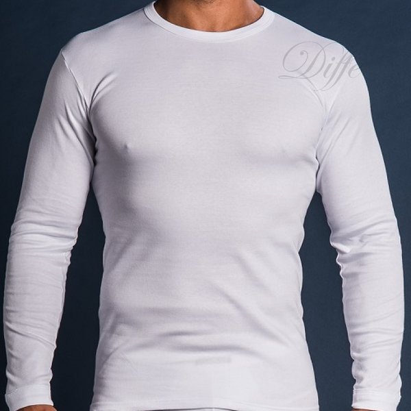 Camiseta hombre 100% algodón termal cuello redondo