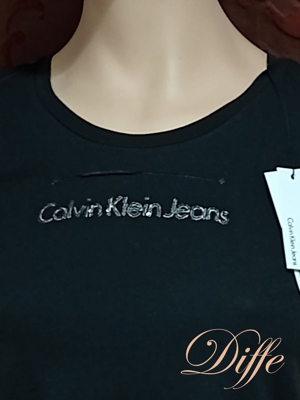 CALVIN KLEIN Camiseta mujer 100% algodón