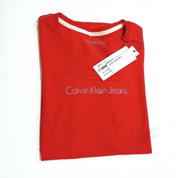 CALVIN KLEIN Camiseta mujer 100% algodón