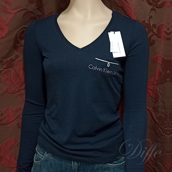 CALVIN KLEIN Camiseta mujer cuello pico