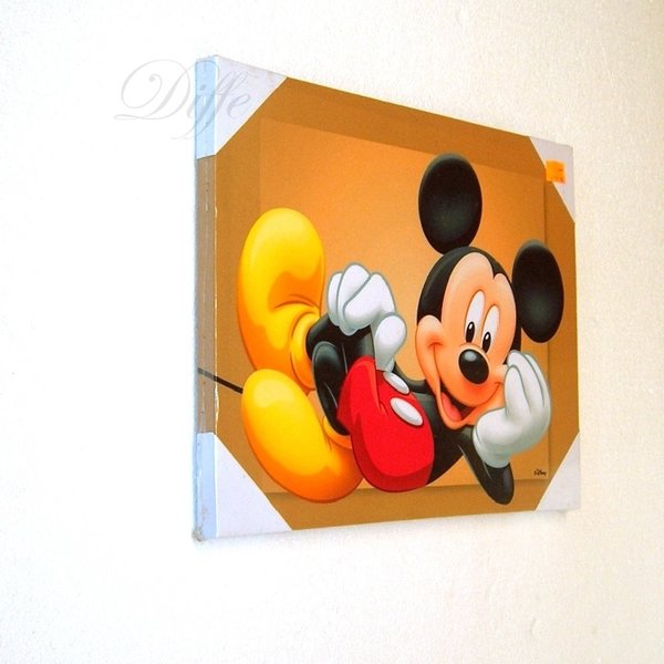 DISNEY Lienzo Mickey Mouse 30x40 cm
